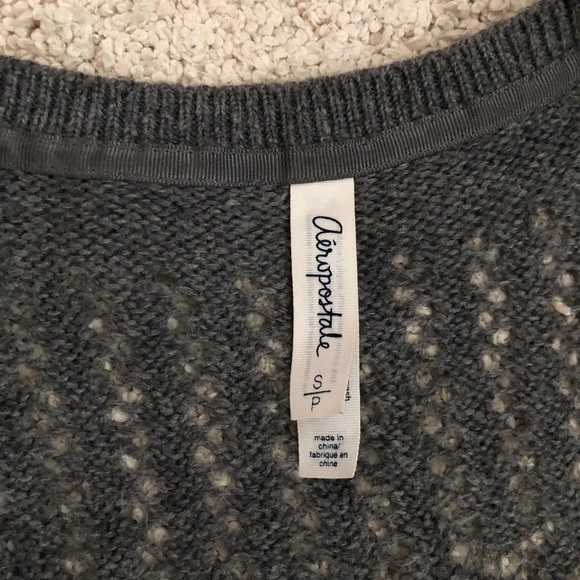 Aeropostale Grey Cardigan Size Small - Picture 4 of 5